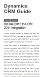 Mobile Screenshot of dynamicscrmguide.com
